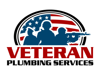 Veteran Plumbing Services logo design by cintoko