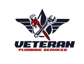 Veteran Plumbing Services logo design by veron