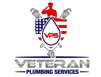 Veteran Plumbing Services logo design by PMG