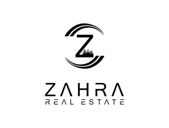 Zahra Real Estate logo design by ManishKoli