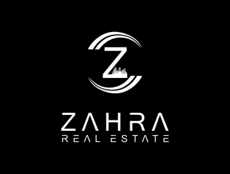 Zahra Real Estate logo design by ManishKoli