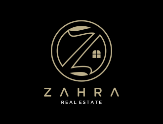 Zahra Real Estate logo design by Mahrein