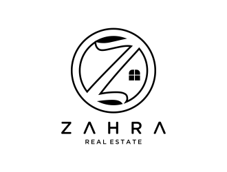 Zahra Real Estate logo design by Mahrein