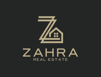 Zahra Real Estate logo design by DeyXyner