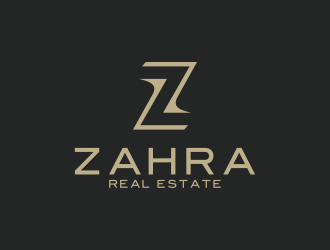 Zahra Real Estate logo design by DeyXyner