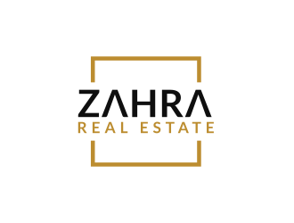 Zahra Real Estate logo design by thegoldensmaug