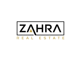 Zahra Real Estate logo design by thegoldensmaug