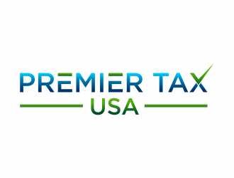 Premier Tax USA logo design by hidro