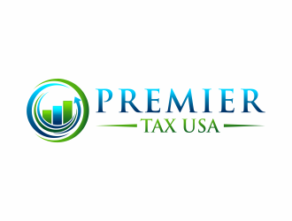 Premier Tax USA logo design by hidro