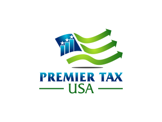 Premier Tax USA logo design by monster96