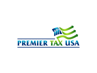 Premier Tax USA logo design by monster96