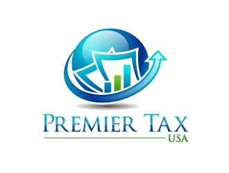 Premier Tax USA logo design by uttam