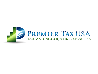 Premier Tax USA logo design by justin_ezra