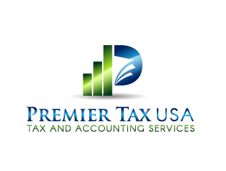 Premier Tax USA logo design by justin_ezra