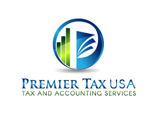 Premier Tax USA logo design by justin_ezra