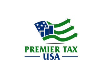 Premier Tax USA logo design by monster96