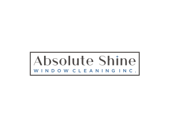 Absolute Shine Window Cleaning Inc. logo design by Artomoro