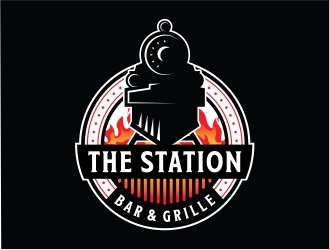 The Station Bar & Grille logo design by Mardhi