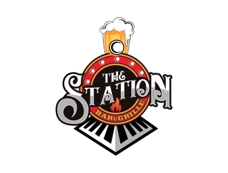 The Station Bar & Grille logo design by rizuki