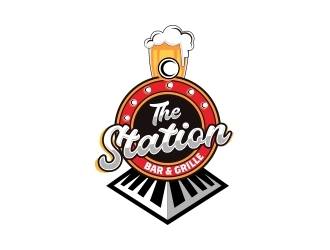 The Station Bar & Grille logo design by rizuki