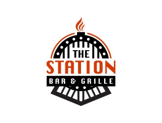 The Station Bar & Grille logo design by CreativeKiller