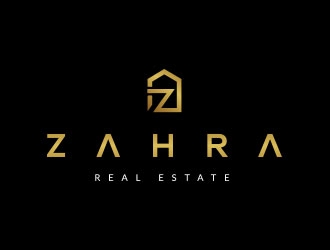 Zahra Real Estate logo design by er9e