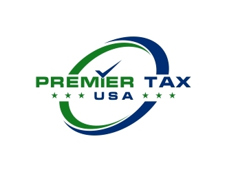 Premier Tax USA logo design by rizuki