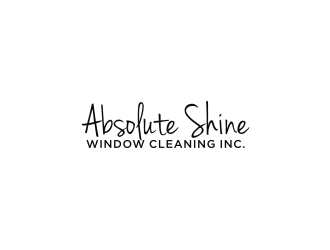 Absolute Shine Window Cleaning Inc. logo design by logitec