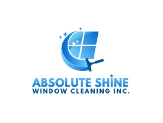 Absolute Shine Window Cleaning Inc. logo design by CreativeKiller