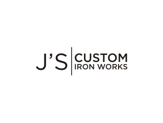 J’s Custom Iron Works logo design by BintangDesign