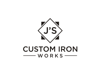 J’s Custom Iron Works logo design by Franky.