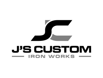 J’s Custom Iron Works logo design by p0peye