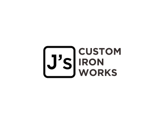 J’s Custom Iron Works logo design by Devian