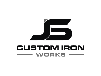 J’s Custom Iron Works logo design by mbamboex