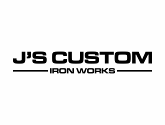 J’s Custom Iron Works logo design by eagerly