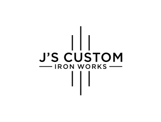 J’s Custom Iron Works logo design by johana