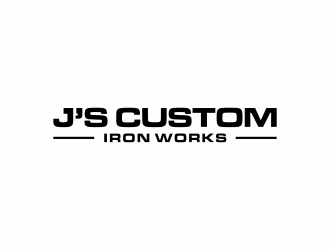 J’s Custom Iron Works logo design by scolessi