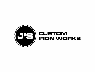 J’s Custom Iron Works logo design by scolessi