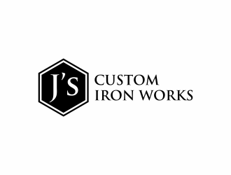 J’s Custom Iron Works logo design by scolessi