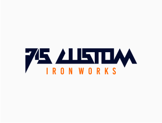 J’s Custom Iron Works logo design by mr_n