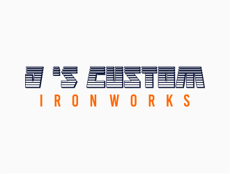 J’s Custom Iron Works logo design by mr_n