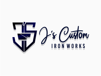 J’s Custom Iron Works logo design by mr_n