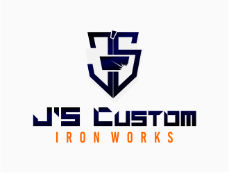 J’s Custom Iron Works logo design by mr_n