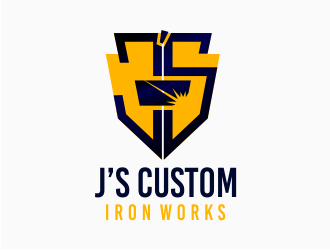 J’s Custom Iron Works logo design by mr_n