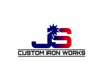 J’s Custom Iron Works logo design by monster96