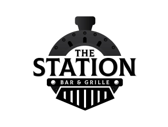 The Station Bar & Grille logo design by emberdezign