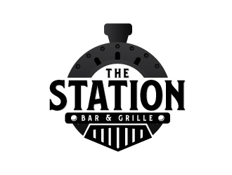 The Station Bar & Grille logo design by emberdezign