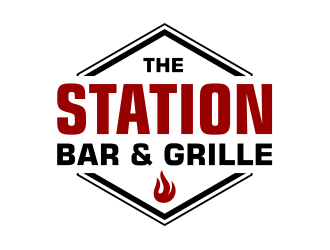 The Station Bar & Grille logo design by cintoko