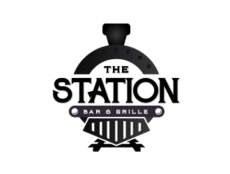 The Station Bar & Grille logo design by emberdezign