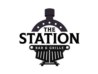 The Station Bar & Grille logo design by emberdezign